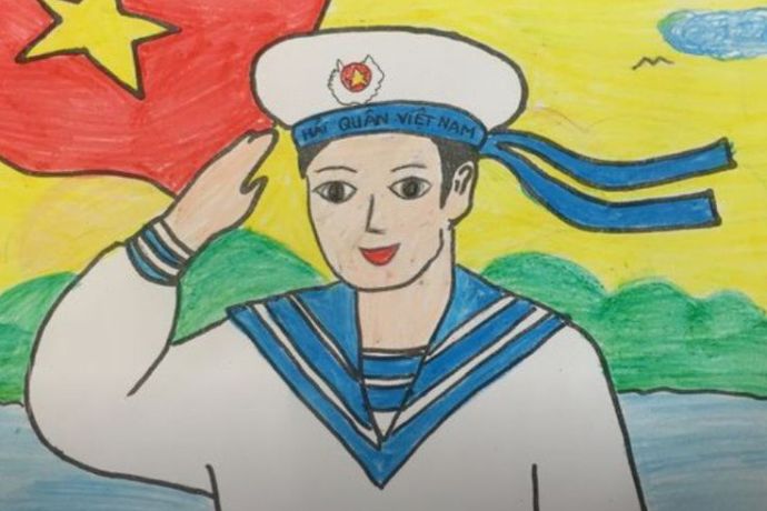 Tổng hợp 30+ tranh vẽ chú bộ đội đẹp nhất cho trẻ