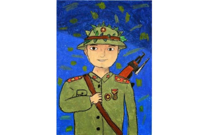 Tổng hợp 30+ tranh vẽ chú bộ đội đẹp nhất cho trẻ