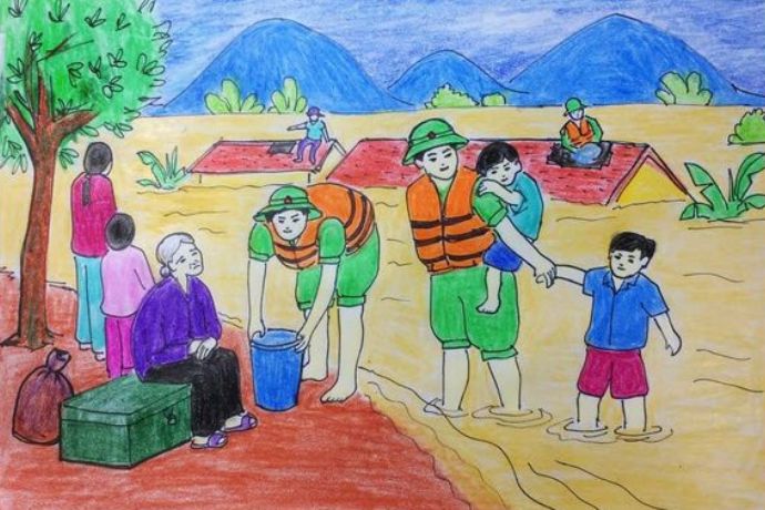 Tổng hợp 30+ tranh vẽ chú bộ đội đẹp nhất cho trẻ