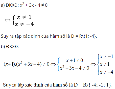 Bài tập hàm số lượng giác 11
