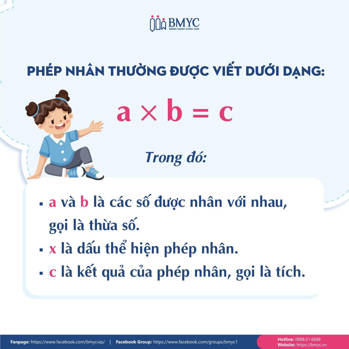 Cấu trúc phép nhân lớp 3