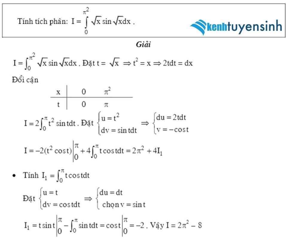 bài tập tích phân thi đại học