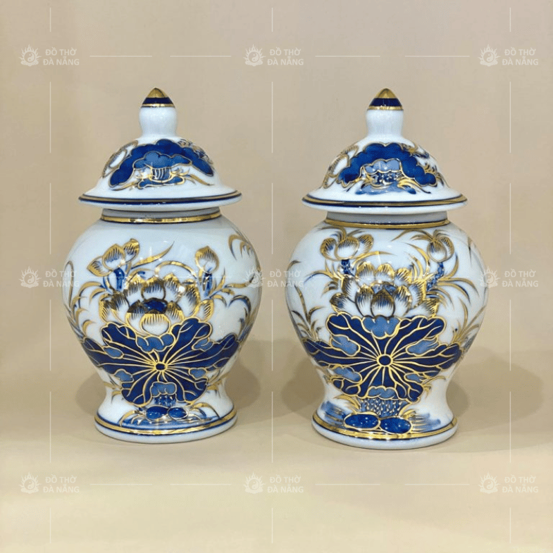 cach sap xep hu gao muoi nuoc tren ban tho 12