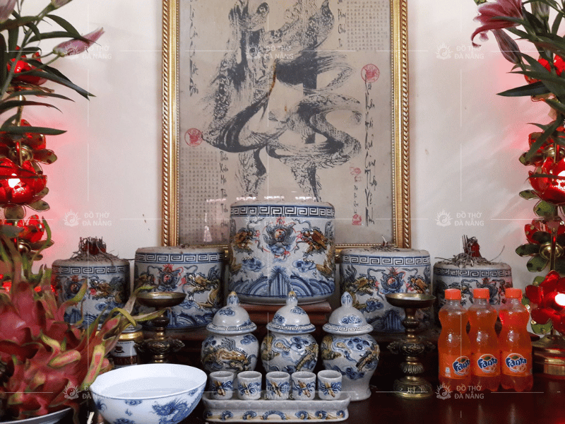 cach sap xep hu gao muoi nuoc tren ban tho 17