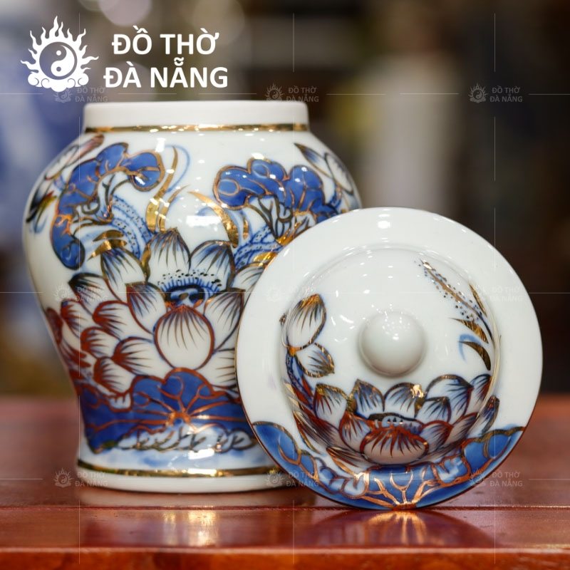 cach sap xep hu gao muoi nuoc tren ban tho