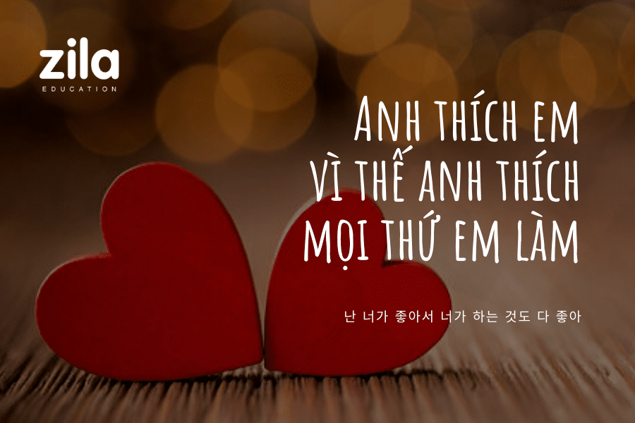 cau tieng han hay ve tinh yeu 1