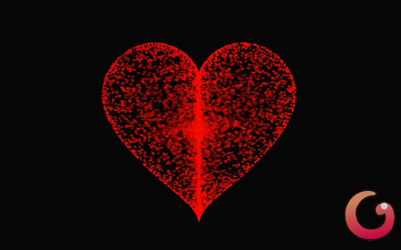 Code trái tim đập không có chữ