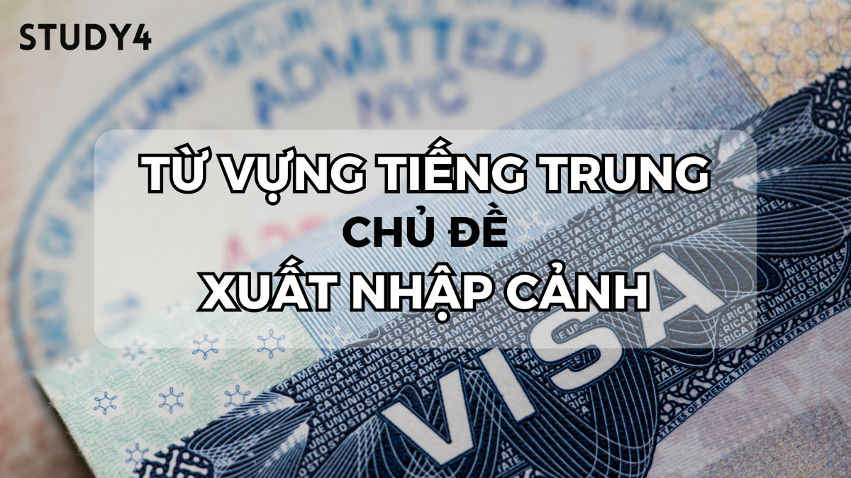 xuất nhập cảnh tiếng trung là gì