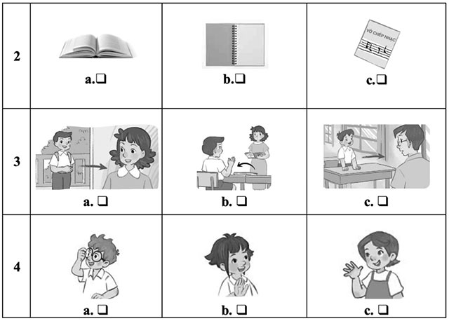 Đề thi Tiếng Anh lớp 3 học kì 1 Kết nối tri thức