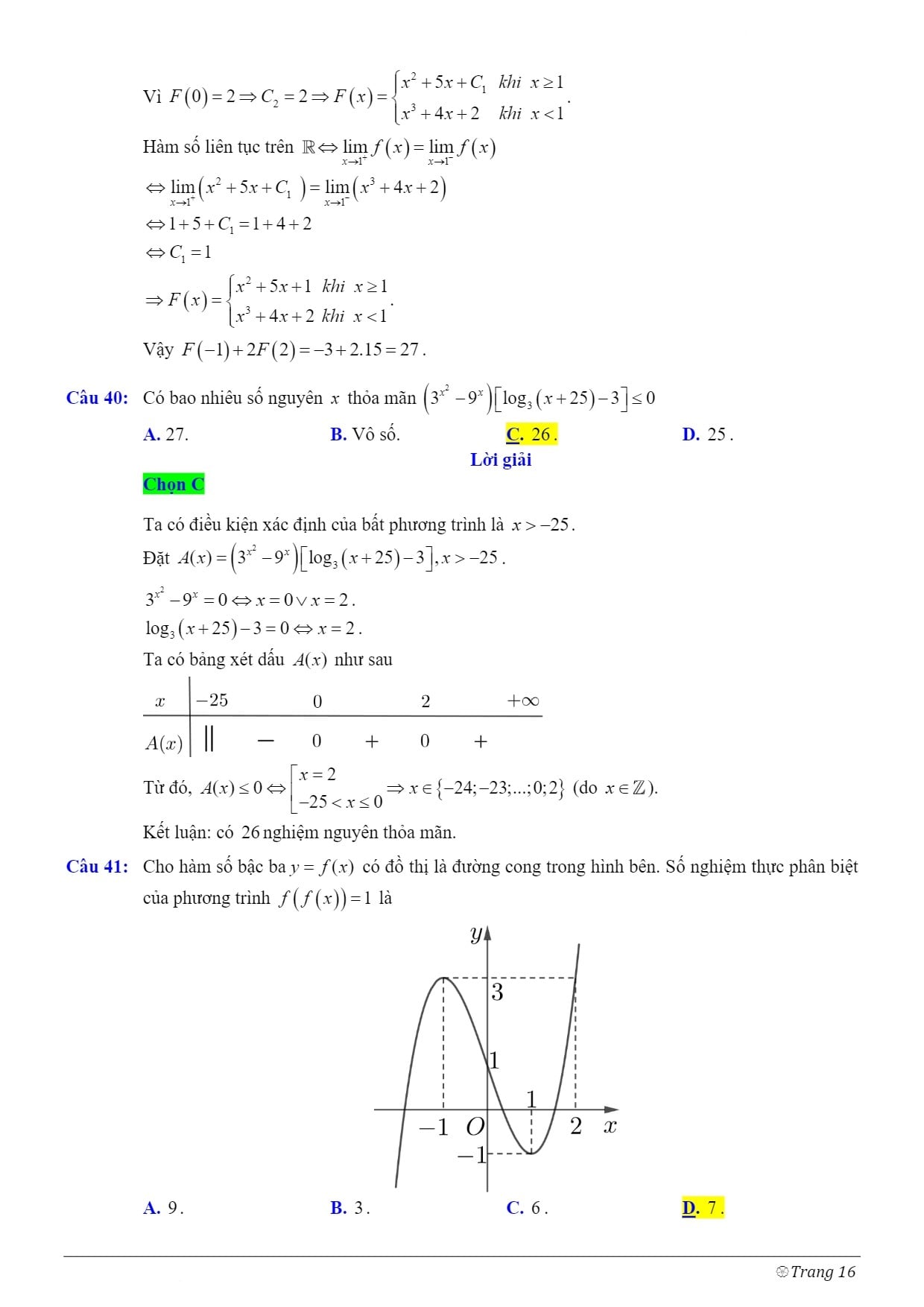 đáp án đề thi toán thpt quốc gia 2021 1