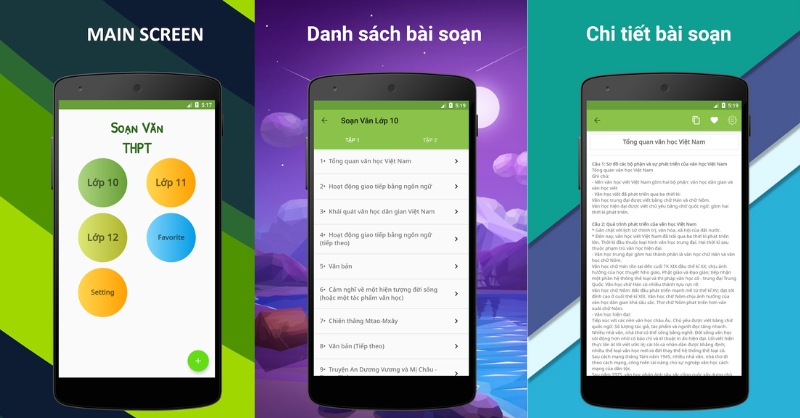 Soạn Văn THPT hỗ trợ đầy đủ nội dung soạn văn của cả 3 khối lớp 10, 11, 12