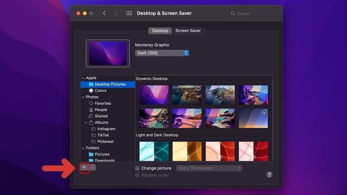 Cài đặt hình nền may mắn cho Macbook - bước 3