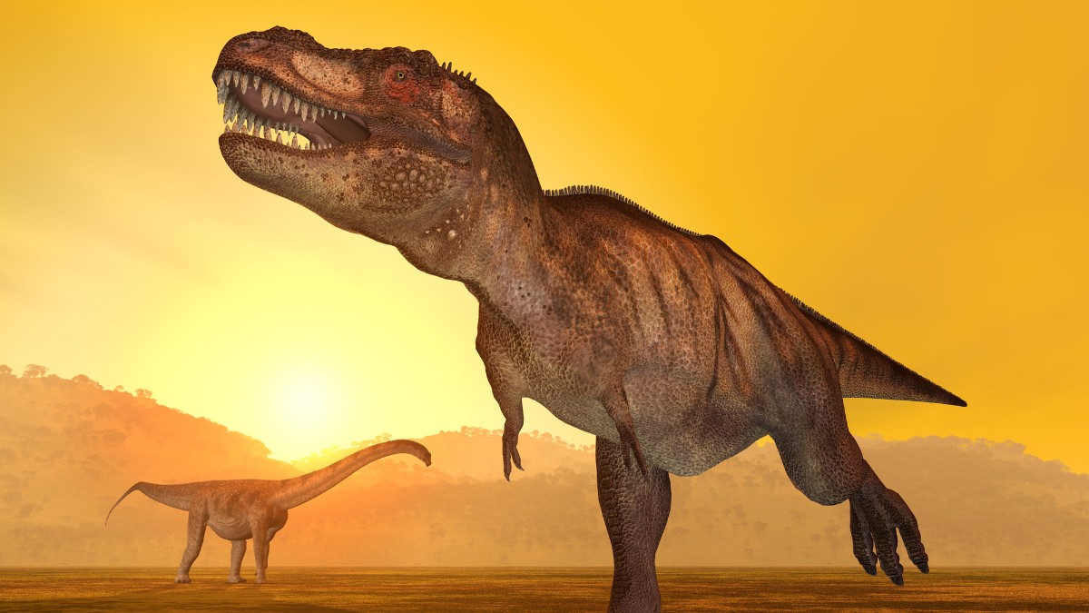 Hình ảnh Khủng Long bạo chúa với hàm răng sắc nhọn