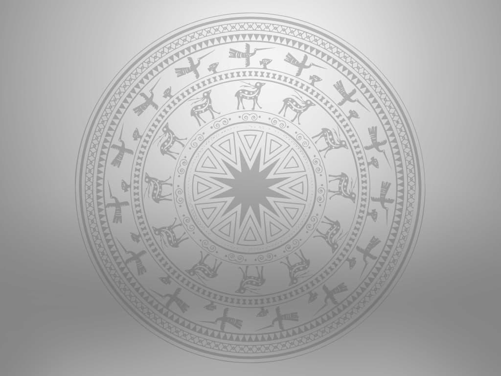 phông nền powerpoint trống đồng 8