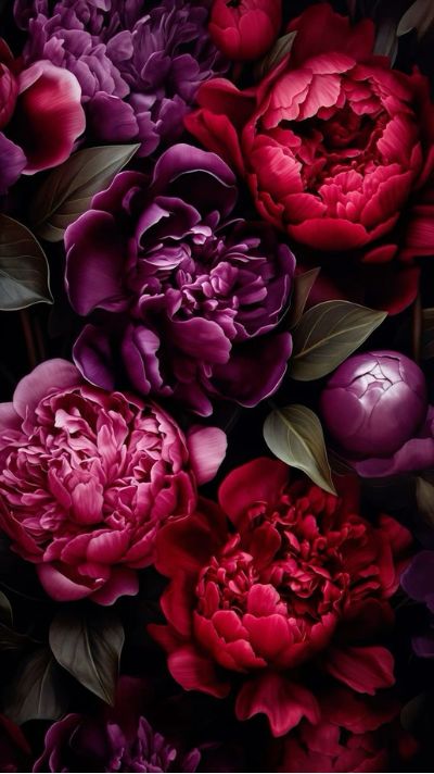 hình nền hoa mẫu đơn đỏ nổi bật