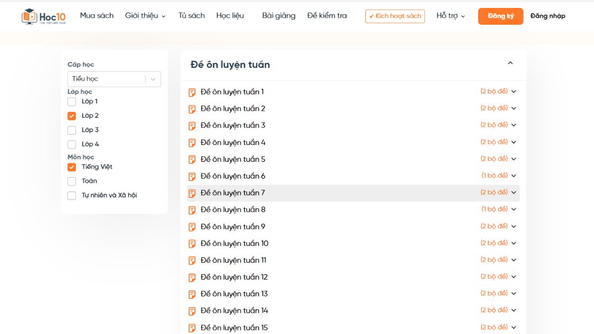 ưu điểm nổi bật của hoc10.vn