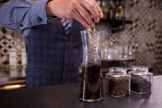 nước cốt trà sau khi pha chế