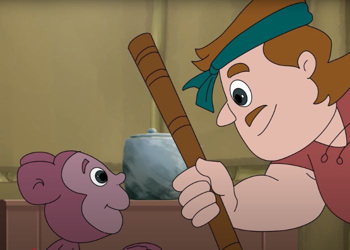 truyện ngắn khỉ tặng vàng kể bé nghe