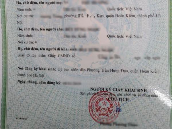 Dịch Vụ Làm Giấy Khai Sinh Giả Uy Tín Bao Công Chứng