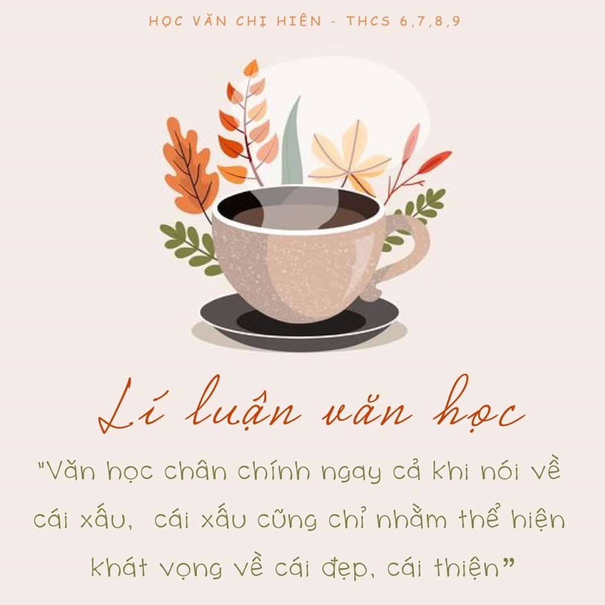 li luan van hoc ve cai dep