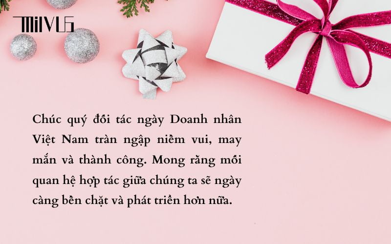 Lời chúc ngày doanh nhân cho đối tác