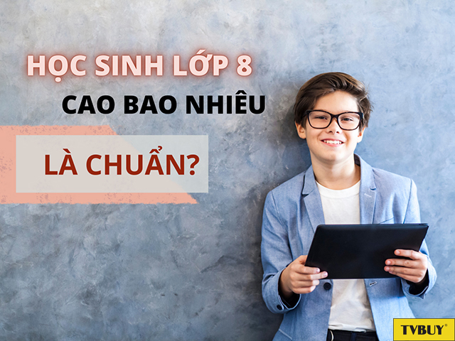 Chiều cao chuẩn của học sinh lớp 8.