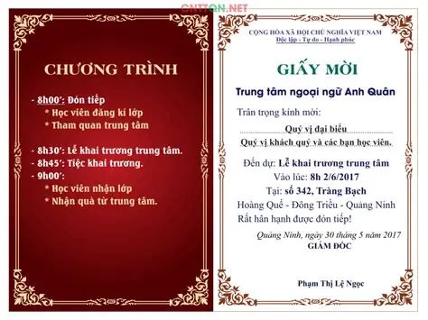 Mẫu Giấy Mời Gặp Mặt Phổ Biến Nhất Hiện Nay Và Cách Soạn Chuẩn | In Đồng Lợi | 3
