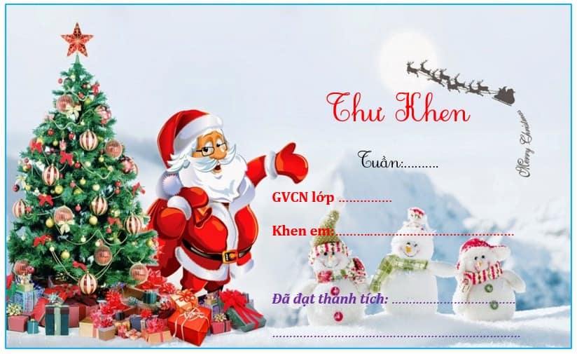 Mẫu thư khen học sinh