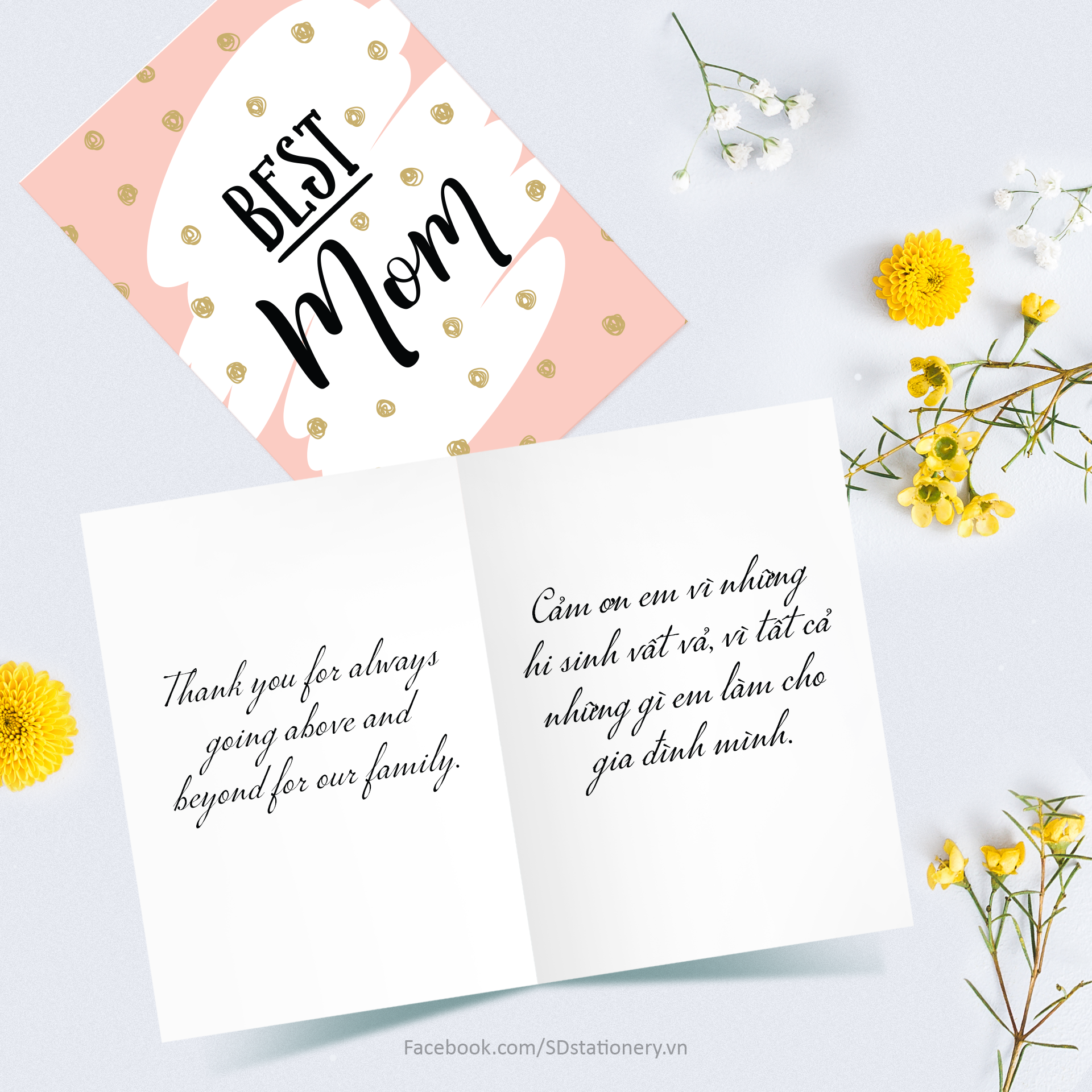 thiệp tặng ngày của mẹ SDstationery