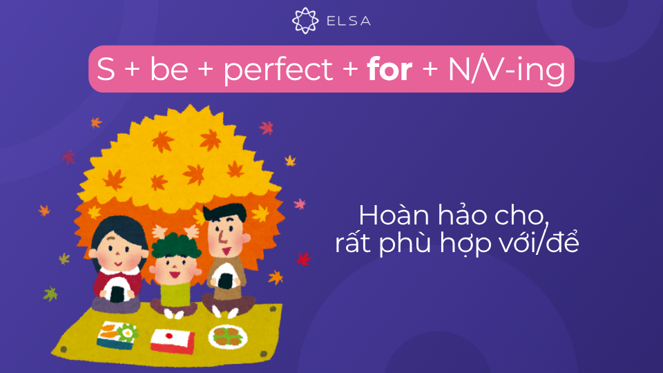 Cấu trúc perfect đi với giới từ for