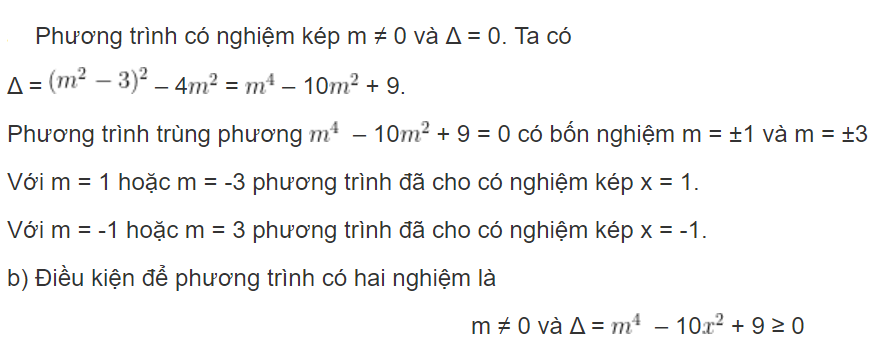 Bài tập phương trình quy về phương trình bậc nhất bậc hai