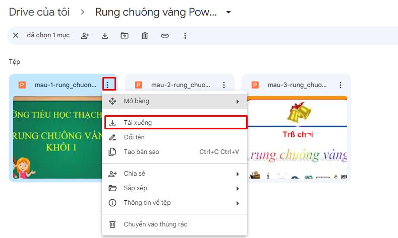 tải tất cả mẫu rung chuông vàng powerpoint