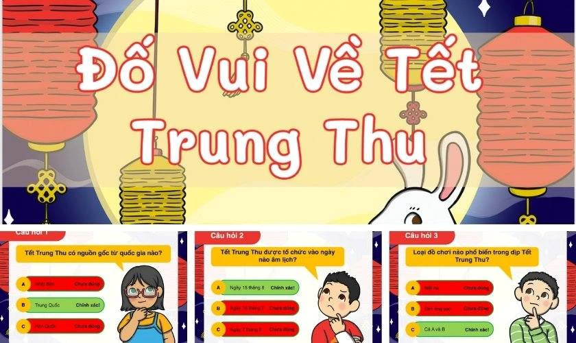 PowerPoint đố vui Trung thu hấp dẫn