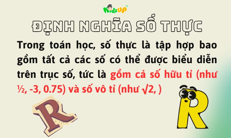 Tính chất đặc trưng của tập hợp số thực