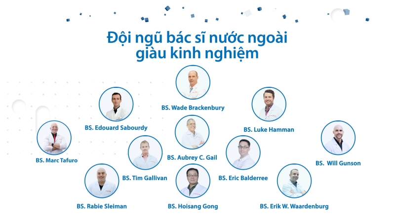 Đội ngũ bác sĩ nước ngoài tại ACC