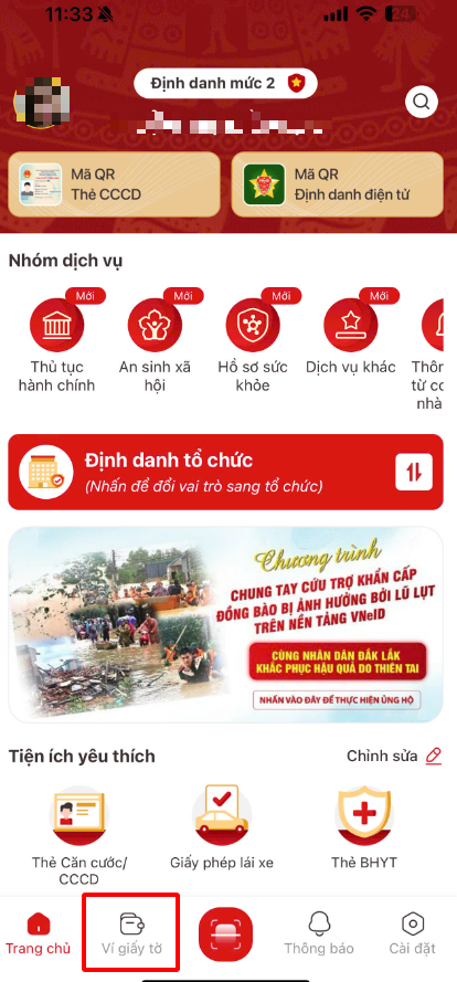 chọn ví giấy tờ