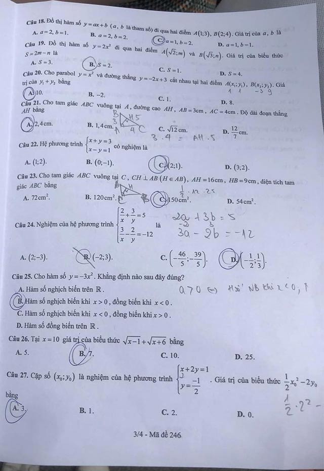 tong hop de thi vao 10 mon toan 11