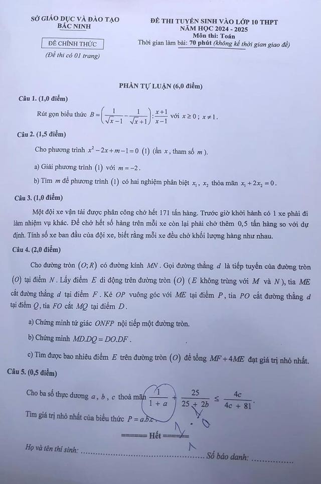 tong hop de thi vao 10 mon toan 13