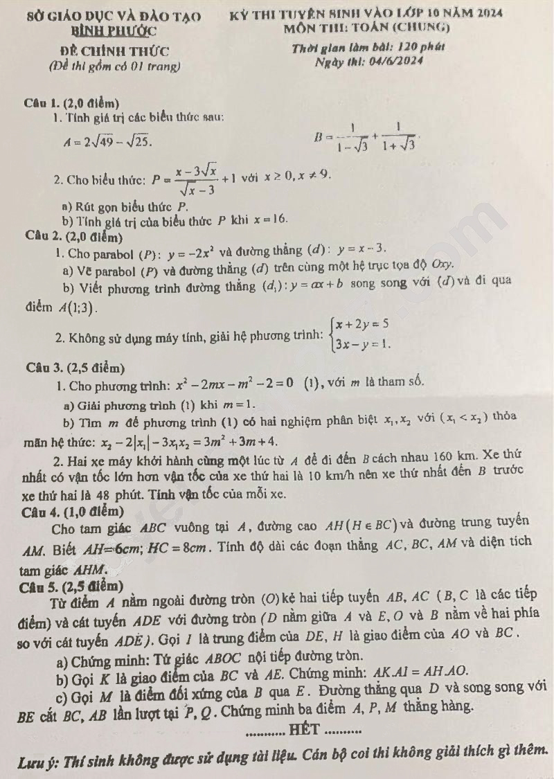 tong hop de thi vao 10 mon toan 19