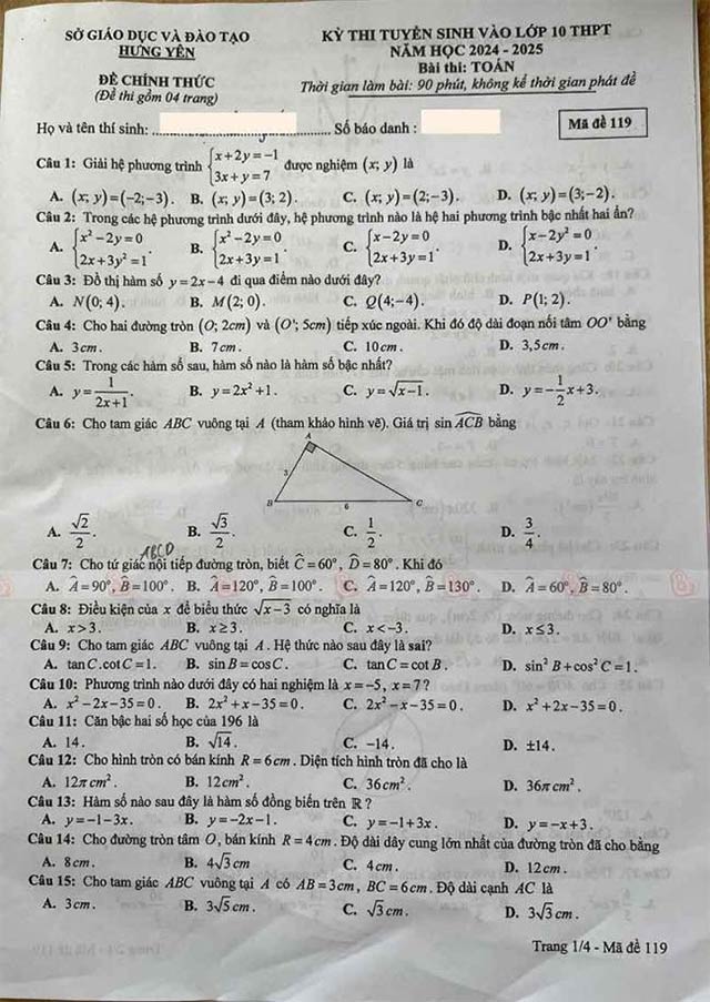 tong hop de thi vao 10 mon toan 39