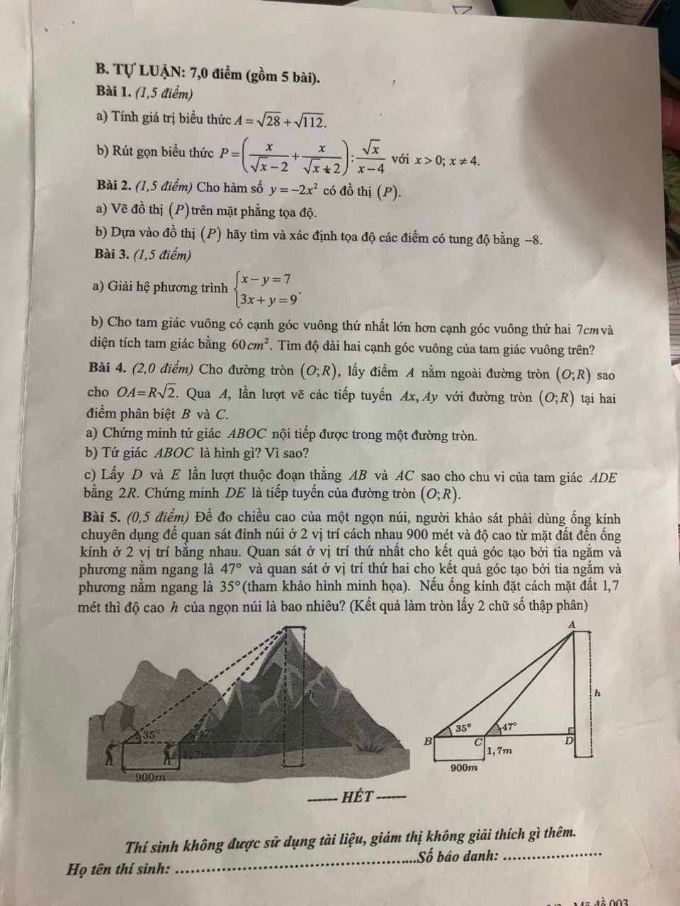 tong hop de thi vao 10 mon toan 45