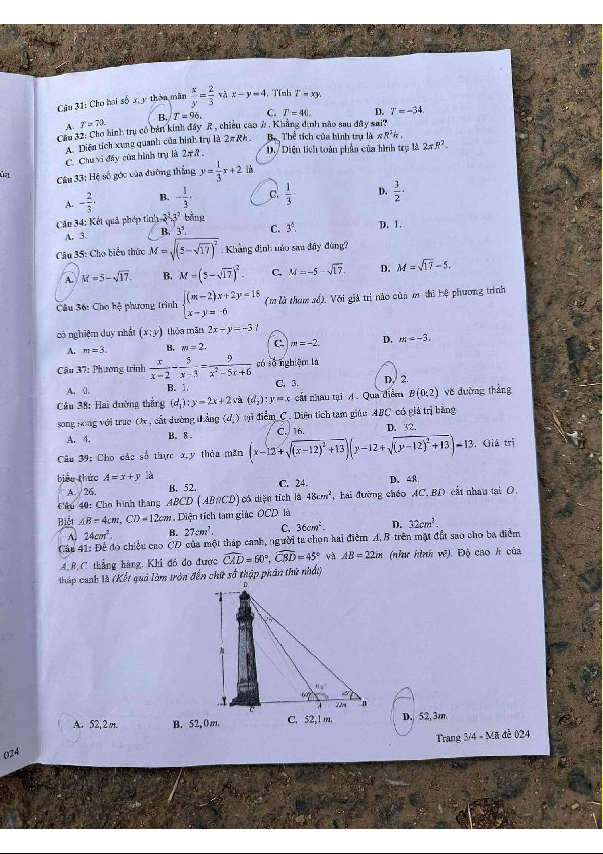 tong hop de thi vao 10 mon toan 5