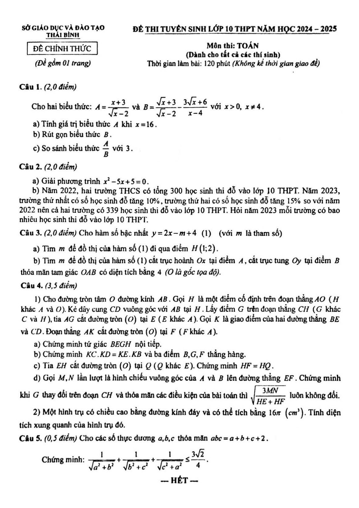 tong hop de thi vao 10 mon toan 69