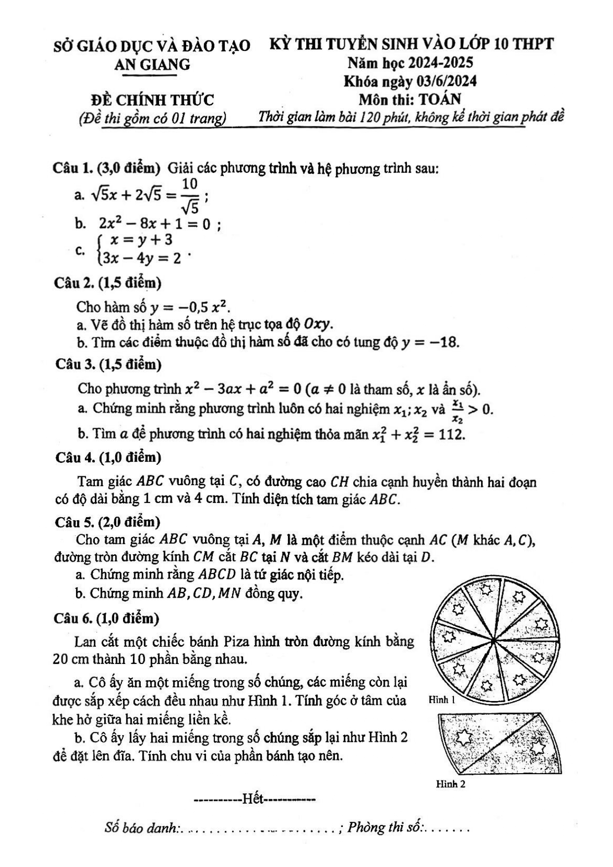 tong hop de thi vao 10 mon toan