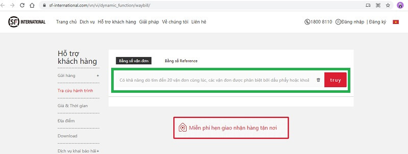 tra cứu đơn hàng standard express