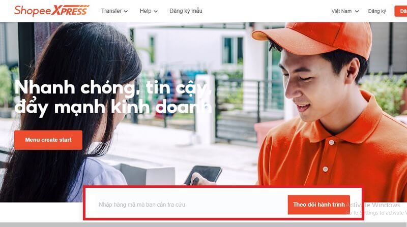 tra cứu đơn hàng standard express