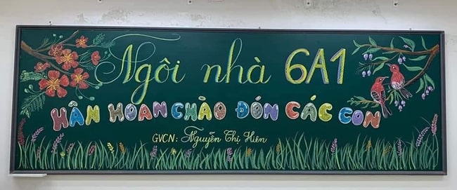 Trang trí bảng khai giảng năm học 2022-2023