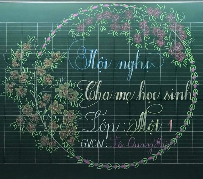 Trang trí bảng tổng kết năm học rực rỡ