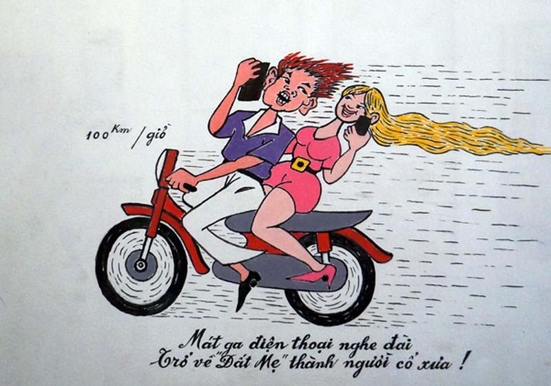 tranh co dong ve an toan giao thong 4