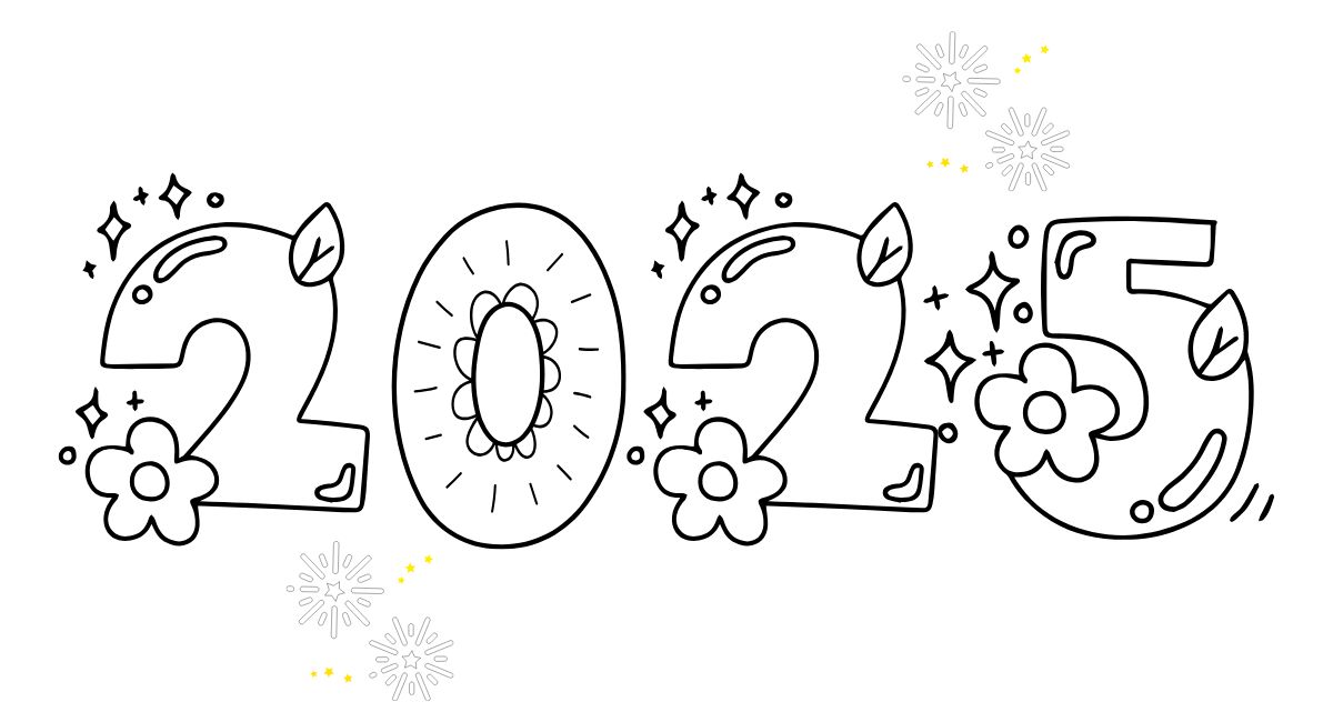 Bộ tranh tô màu ngày Tết Nguyên Đán cho bé 2025 mới nhất